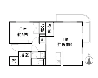 小山宮武マンション【2階】の間取り