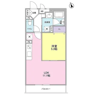 キャナルステージ【1階】の間取り