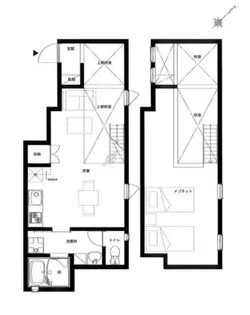 東京都渋谷区東1【一戸建】の間取り