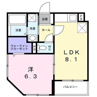 メゾン・ド・シャテーニュ尾久【2階】の間取り
