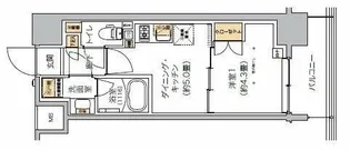 リビオメゾン芝浦【7階】の間取り