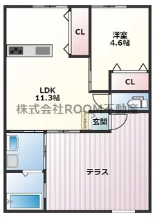 サンハート【2階】の間取り