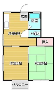 マンションキャロット【3階】の間取り
