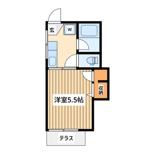 イーハトーブ海老名【1階】の間取り