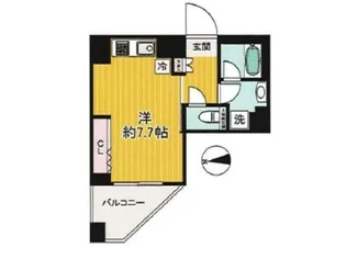 スパシエ蒲田グランドタワー【9階】の間取り