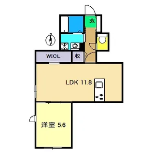 シャーメゾン一宮 II【1階】の間取り