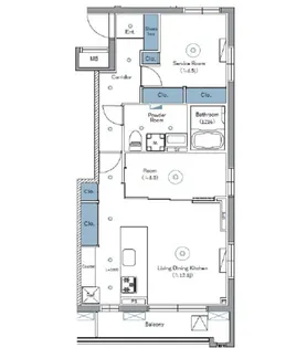 SYFORME NEXT IKEBUKURO WEST【2階】の間取り
