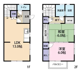 ハイツファミリアの間取り