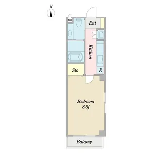 ALPINE 清澄白河【5階】の間取り