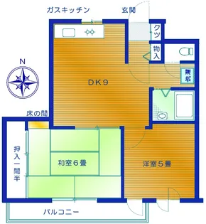 ライプワン目白【5階】の間取り