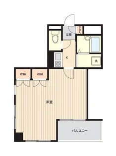 ビューハイツ竹内【6階】の間取り