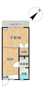 パークサイド名切【1階】の間取り