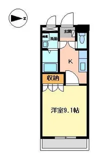 エクセルハイム【1階】の間取り