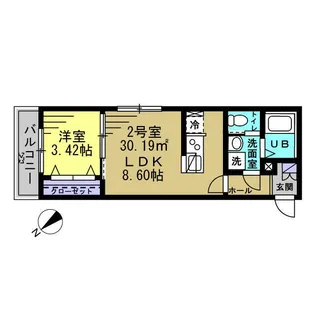 アーテル【2階】の間取り