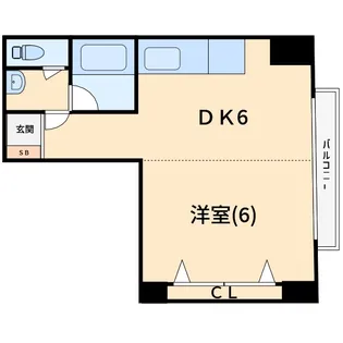 第20洛西ハイツ久我【5階】の間取り