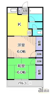 斉藤ハイツ【2階】の間取り