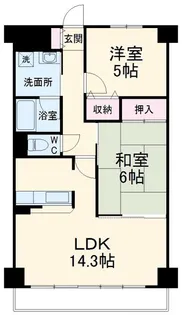 ルートホワイトII【3階】の間取り