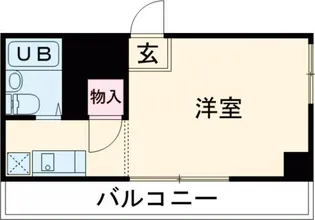 レジデンスカープ水戸【5階】の間取り