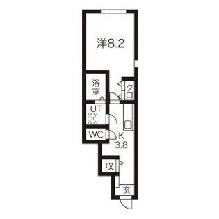 LebeL drie【1階】の間取り