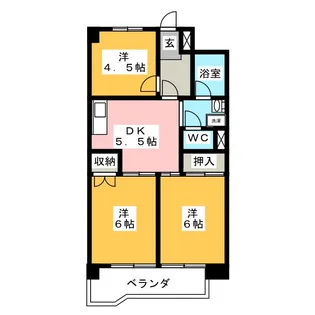 FB恵方マンション【4階】の間取り