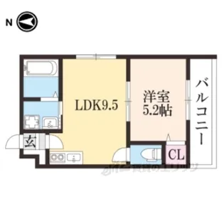 ERRISUEGA【5階】の間取り