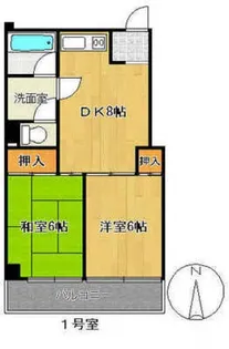 メゾン萩【2階】の間取り