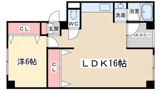 meet Me天神橋【3階】の間取り