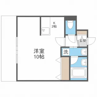 レフィナード新札幌【7階】の間取り