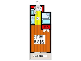 ホーユウコンフォルト西川口【6階】の間取り