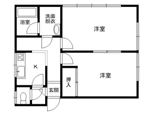 ゆうしんヒルズ【2階】の間取り