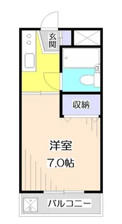 煉瓦館61【2階】の間取り