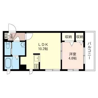 EAST ONE【2階】の間取り