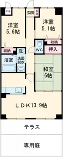 スカール屋島【1階】の間取り