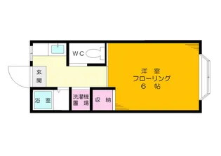 みやびハイツ【2階】の間取り