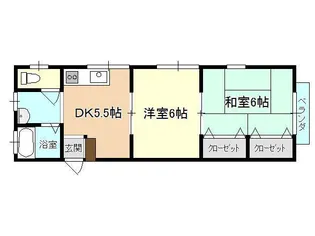レミントン【2階】の間取り