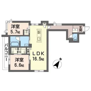 ベル・ヴィラージュ【3階】の間取り