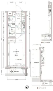 アークマーク東中野【5階】の間取り