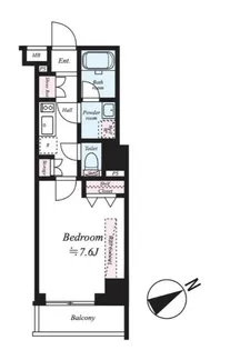 フュージョナル浅草DUE【4階】の間取り