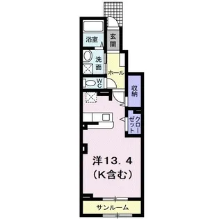 ウインズ コート【1階】の間取り
