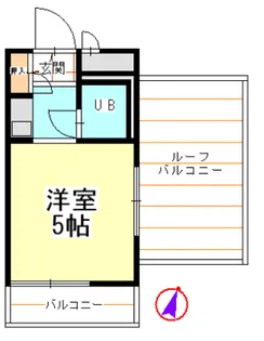 ハイシティ池尻大橋第一【5階】の間取り