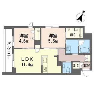 ケーズコート下目黒【2階】の間取り