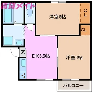 Sun Siesta KOMONOII【1階】の間取り