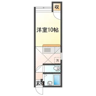 アパートメント・エコルセ【2階】の間取り