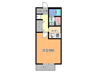 陽だまりハイツ2000C【3階】の間取り