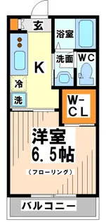 エムワメゾン【1階】の間取り