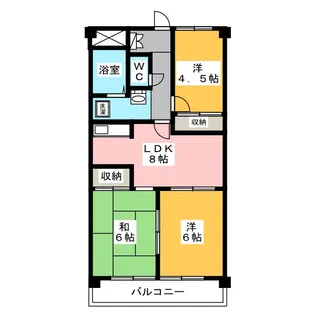 T’s garden蕨II【4階】の間取り