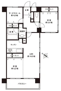 マイキャッスル川崎小田本通り【7階】の間取り