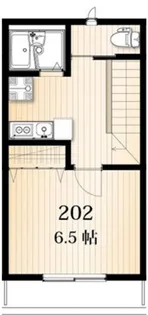 AZEST RENT一橋学園【2階】の間取り