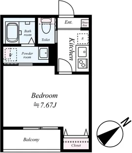 グラディスかしわ台2【1階】の間取り