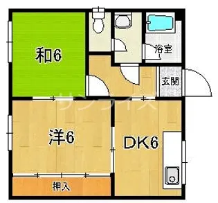 マルシンビル【3階】の間取り